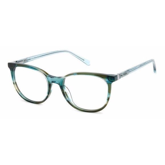 FOSSIL FOS-7143 Eyeglasses 6AK-GREEN-HRN 53mm